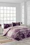 L'essentiel linge de maison Juego de fundas para edredón Pyramid Morado y Blanco, 200 x 220 cm